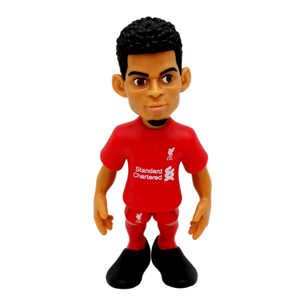 Minix Liverpool 12cm Luis Diaz figurine in club kit.