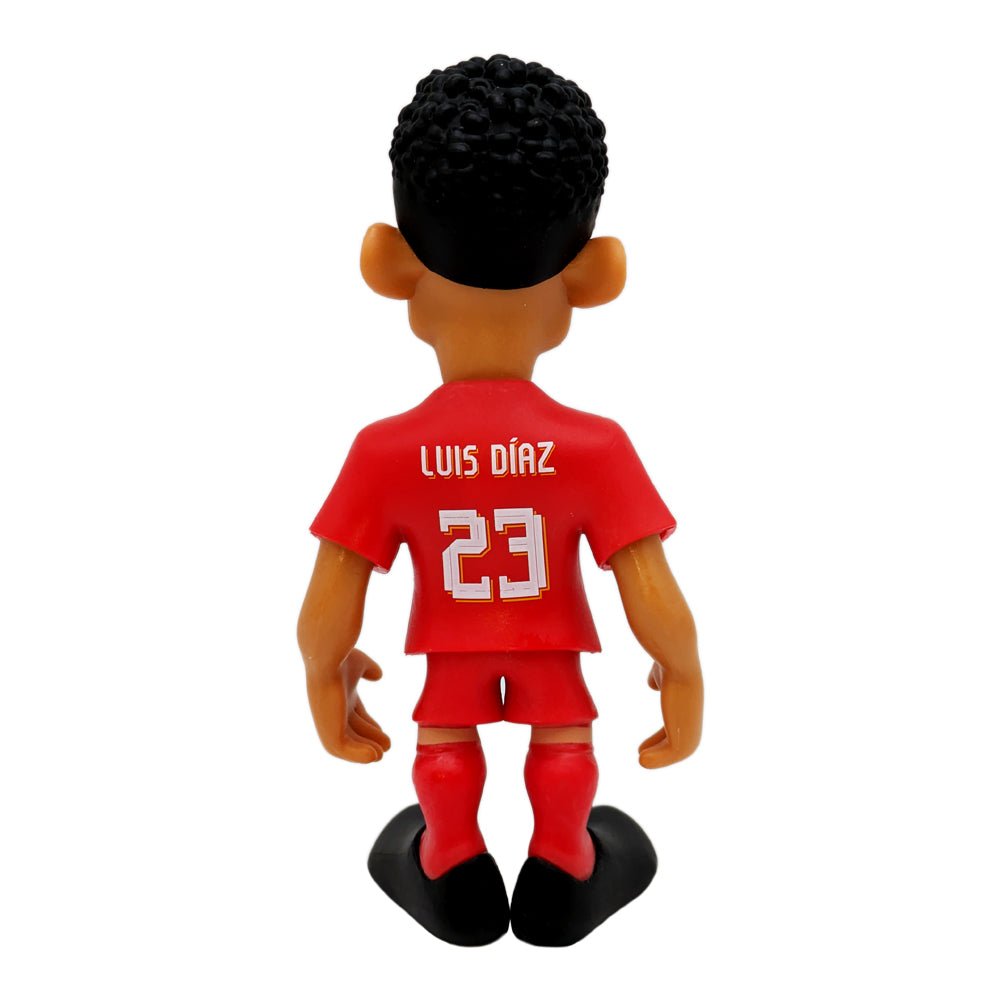 Official Minix Liverpool FC 12cm football star figurines featuring Mohamed Salah and Virgil van Dijk in authentic kits