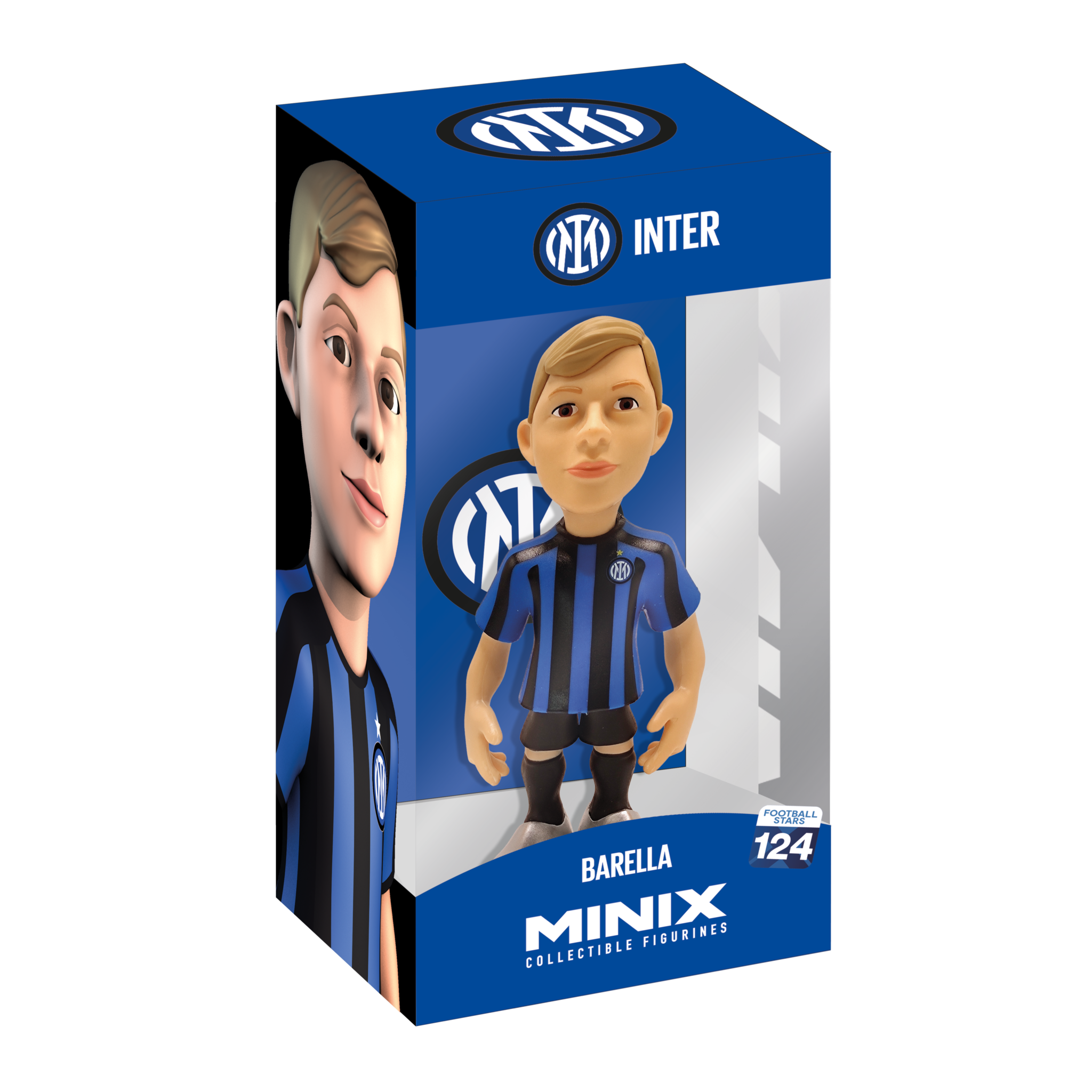 Minix Inter Milan 12cm official licensed football player figurines showcasing top Serie A stars in authentic team kits
