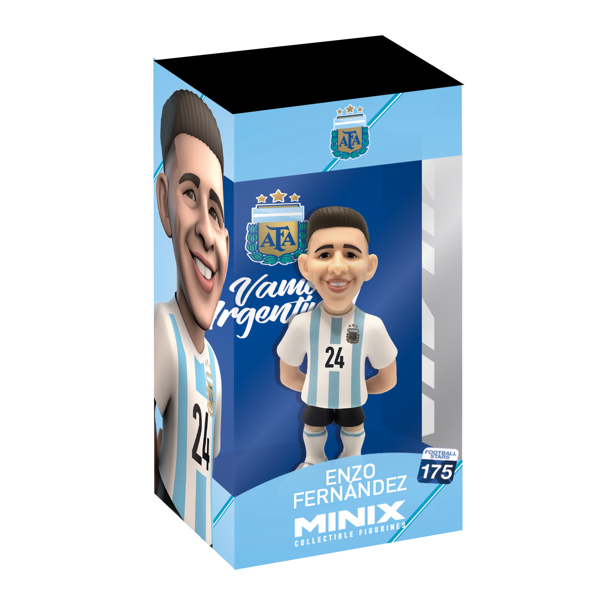 Minix Argentina 12cm collectible figurines of Messi and Maradona, official AFA licensed football stars