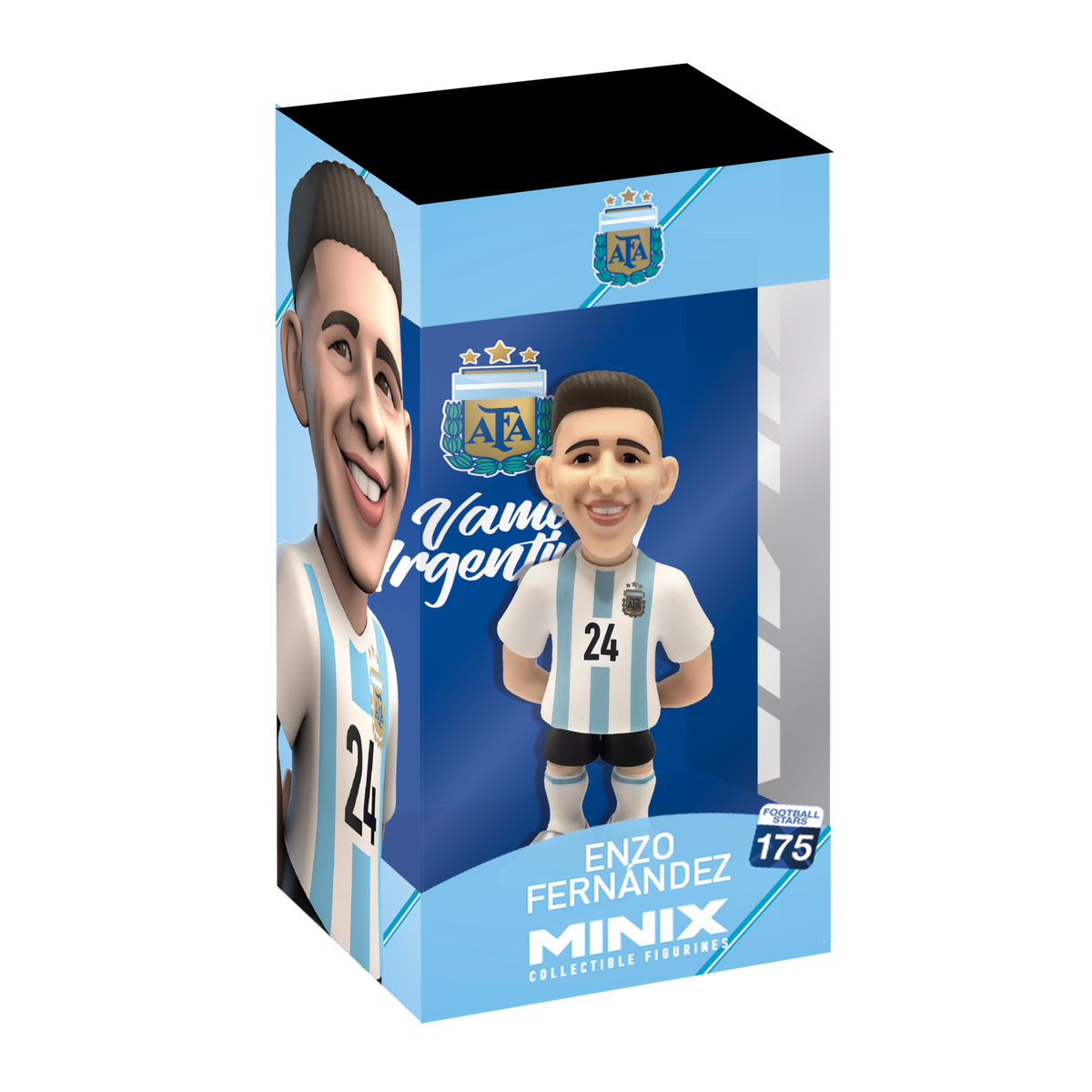Minix Argentina 12cm collectible figurines of official AFA licensed football stars including Messi and Maradona