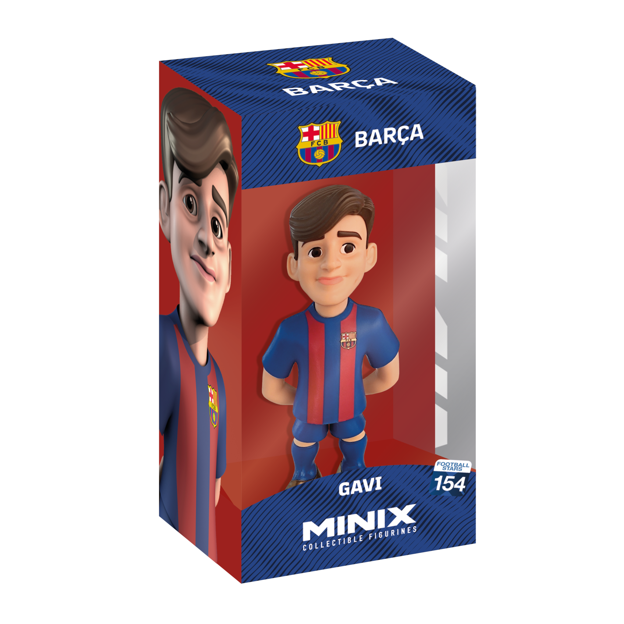 Minix Barcelona official licensed 12cm football figurines featuring detailed FC Barcelona players in vibrant kits