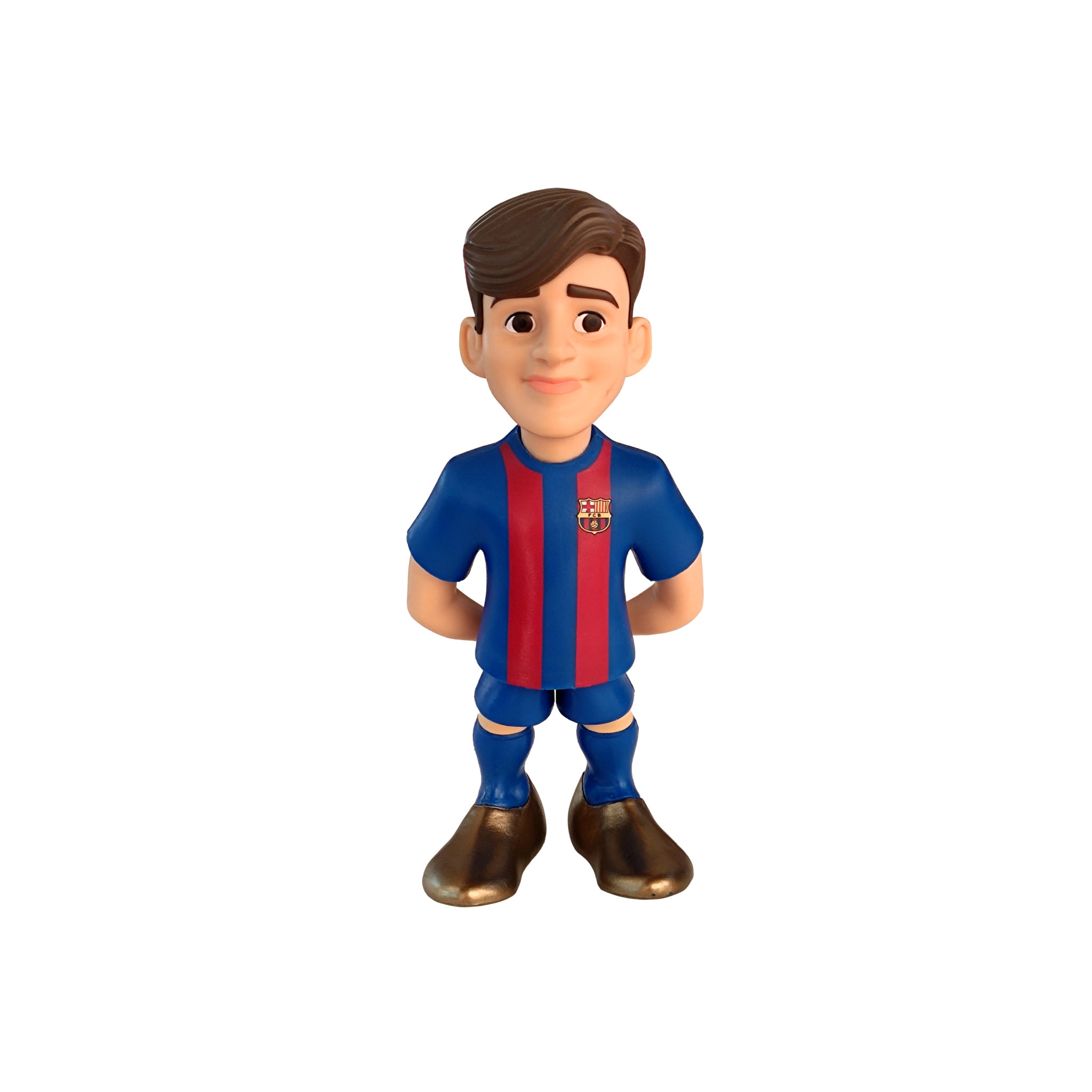 Official Minix Barcelona football star figurines in vibrant Barça kits, 12cm tall collectibles for fans and collectors