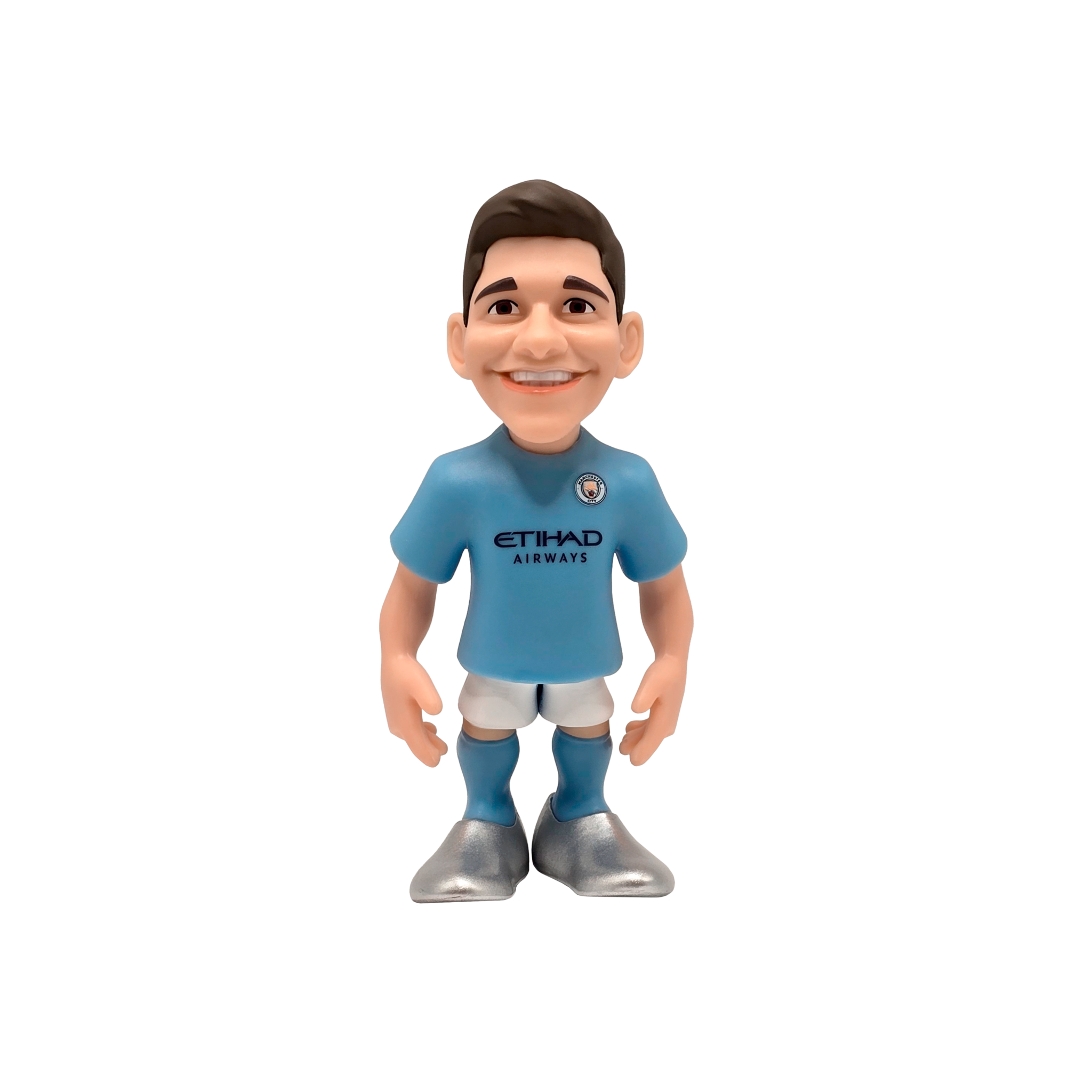 Minix Manchester City official 12cm football figurines featuring club icons and legends in authentic kits