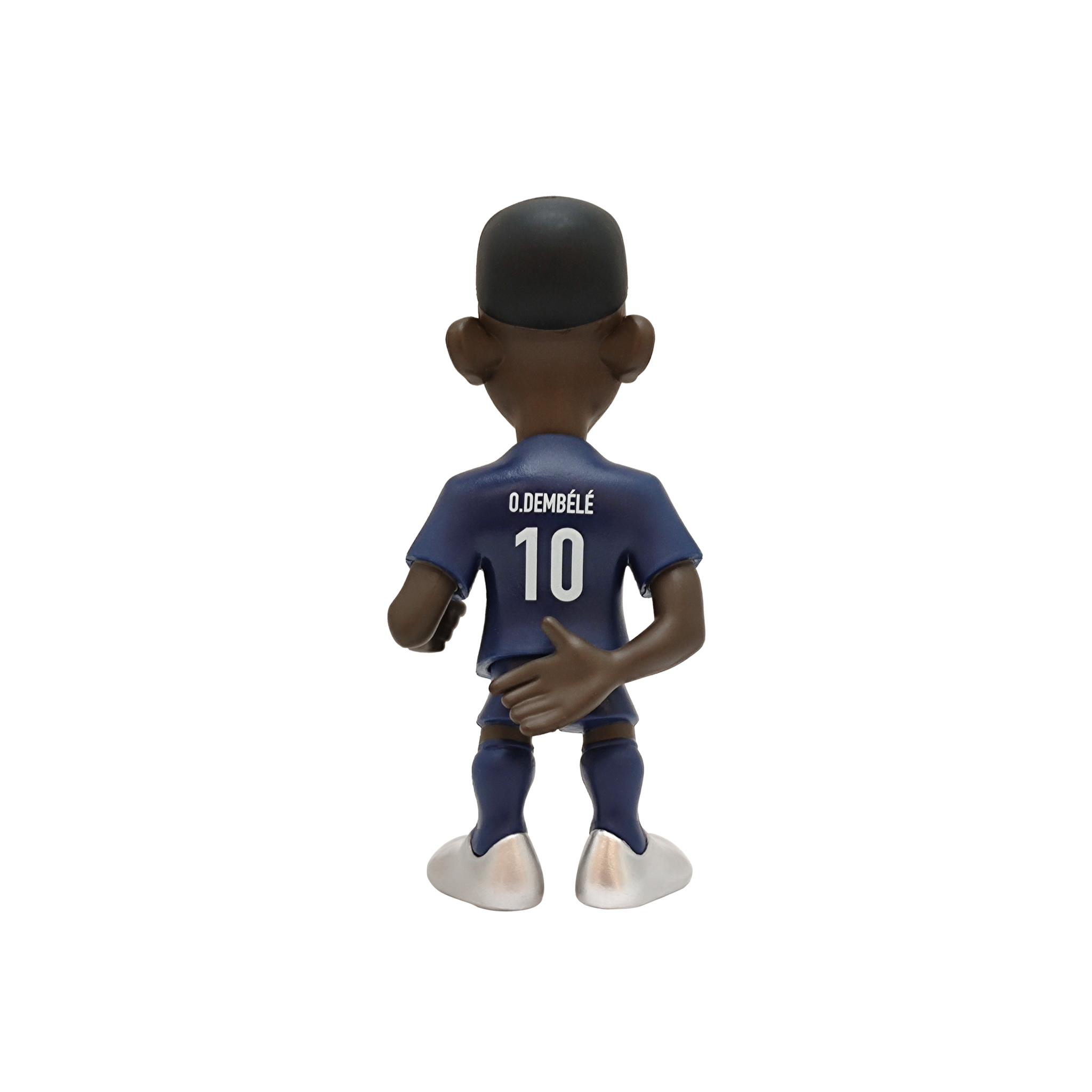 Minix PSG collectible 12cm figurines of football stars Mbappé, Dembélé, Lee, and Donnarumma in detailed PSG kits