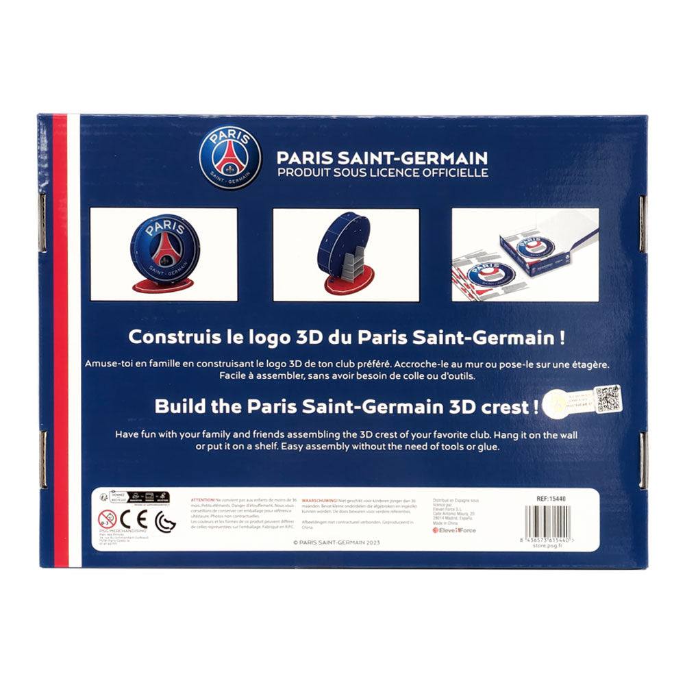 Official 3D Soccer Club Logo Puzzle featuring Paris Saint-Germain crest for fans and collectors