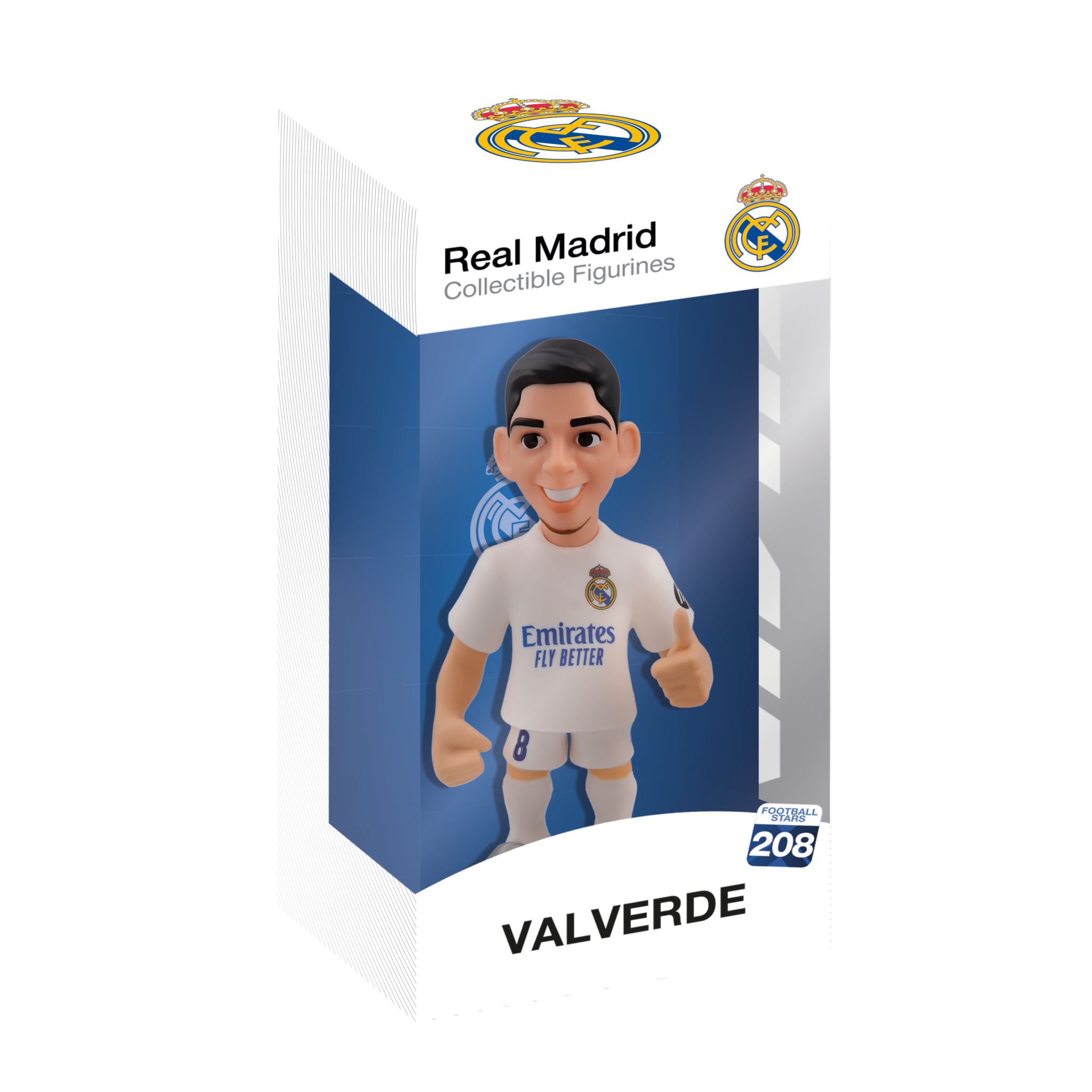 Minix Real Madrid 12cm collectible football star figurines with detailed kits and player-accurate uniforms