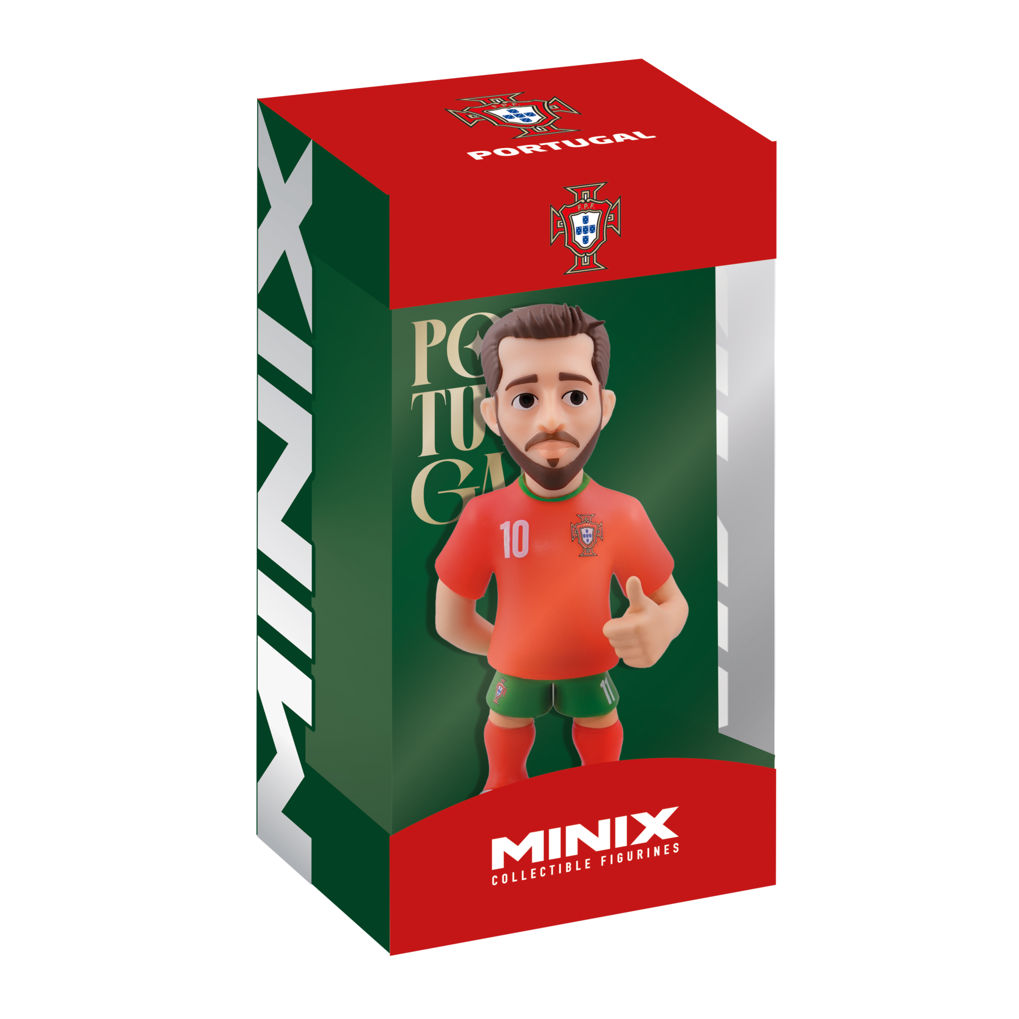 Minix Portugal 12cm official licensed collectible football figurine in authentic team kit