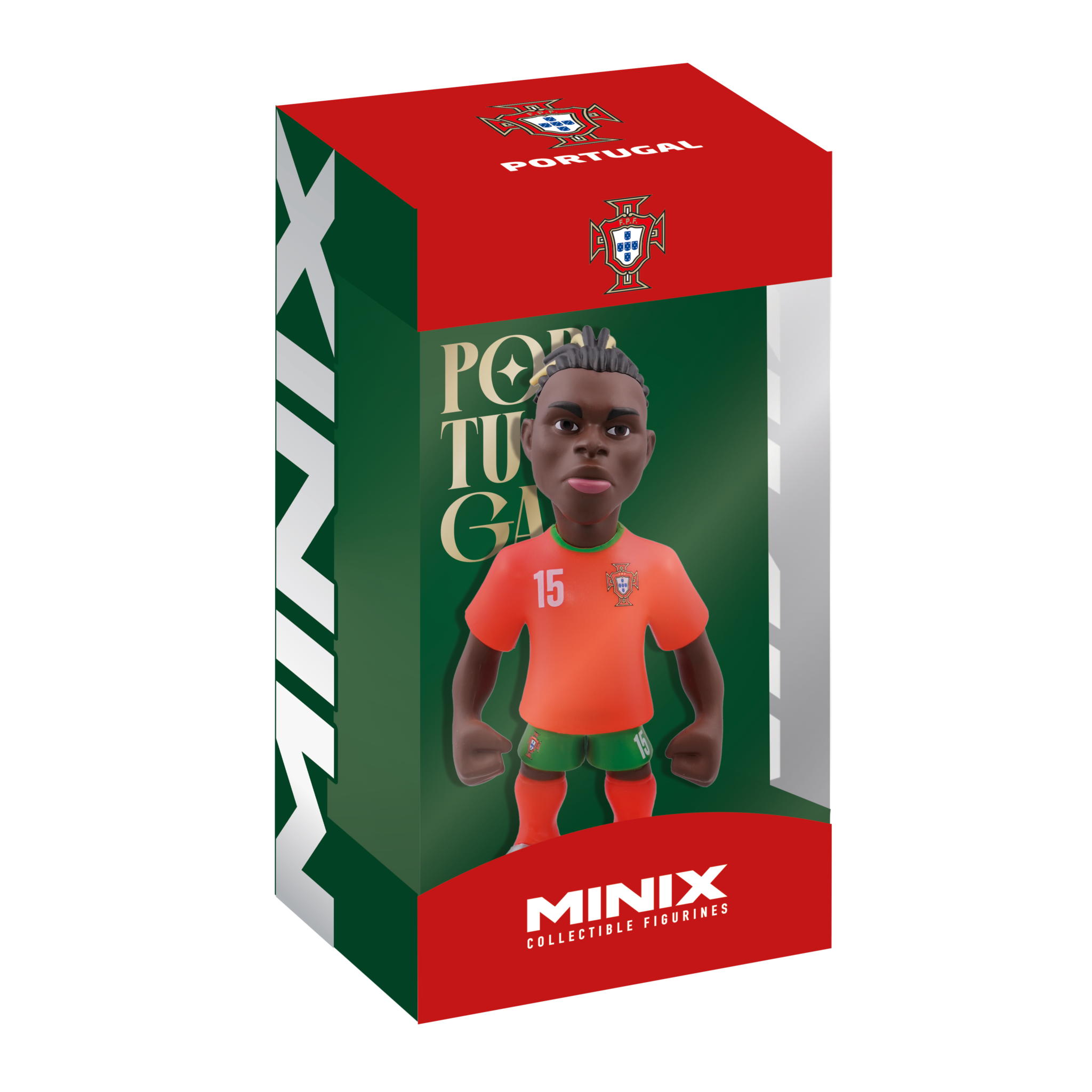 Minix Portugal 12cm official licensed collectible figurines of national football team stars in authentic kits