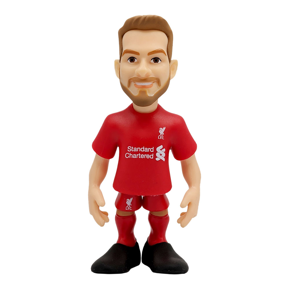 Minix Liverpool 12cm official football figurines featuring iconic Liverpool FC players in authentic kits