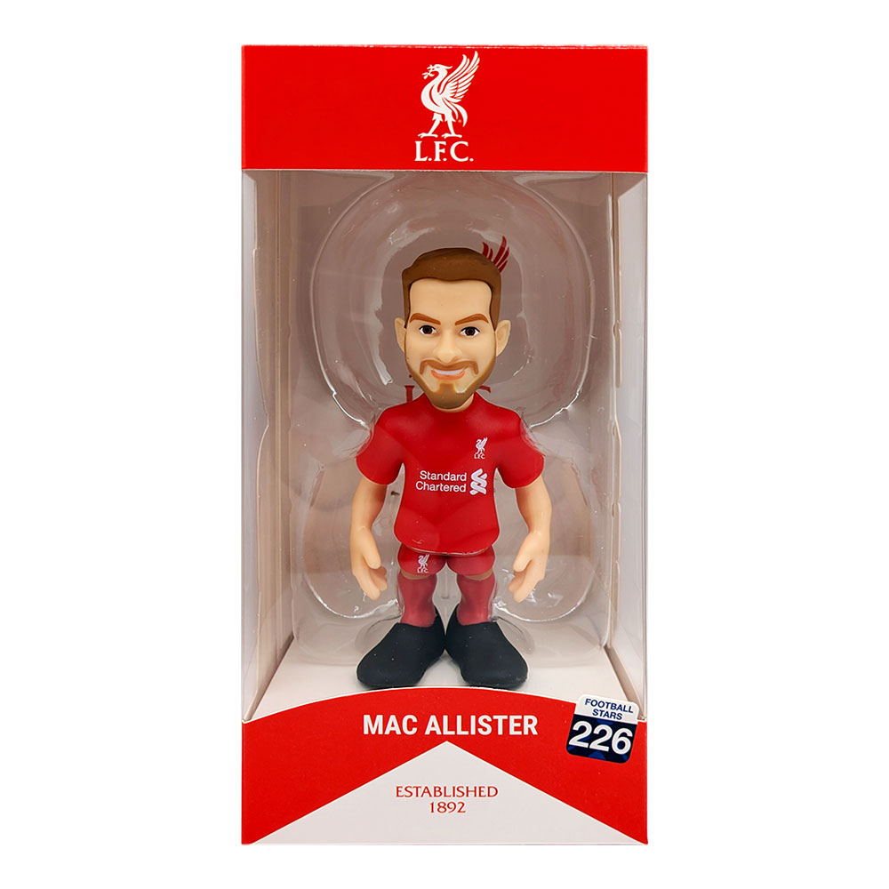 Minix Liverpool 12cm official Liverpool FC football player figurines showcasing iconic stars in authentic kits