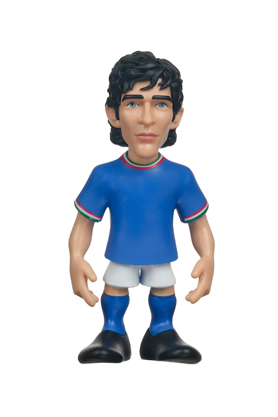Minix Paolo Rossi 12cm collectible figurine in Italy national football team kit with detailed sculpt and Minix display box