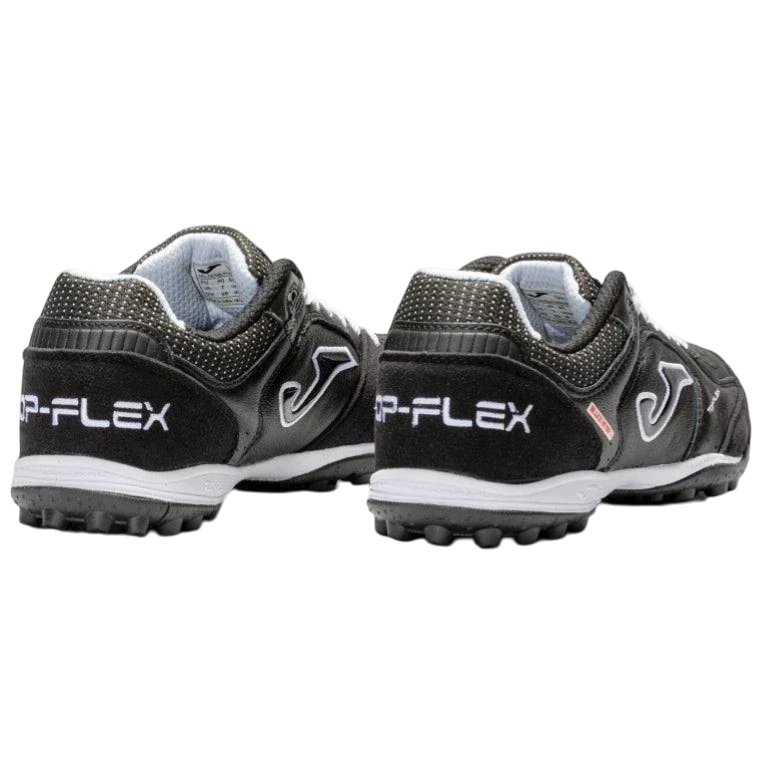 Joma Top Flex turf soccer shoe in full-grain leather designed for flexibility and durability on artificial turf and indoor courts