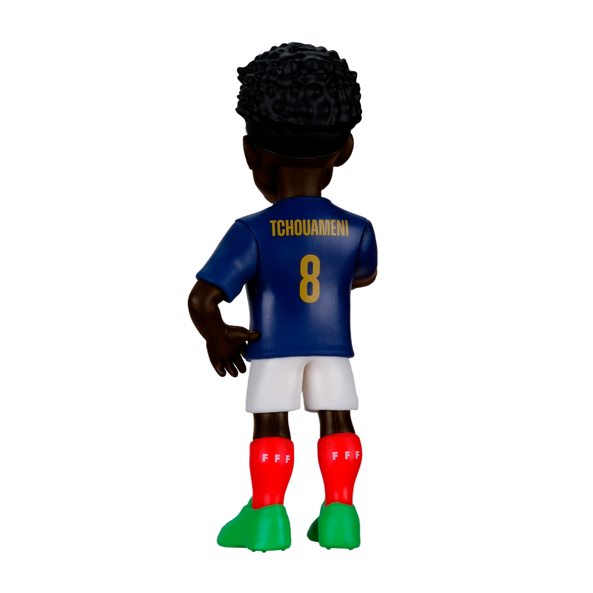 Minix Aurélien Tchouaméni 12cm collectible figurine in France football kit with detailed sculpt and stable base