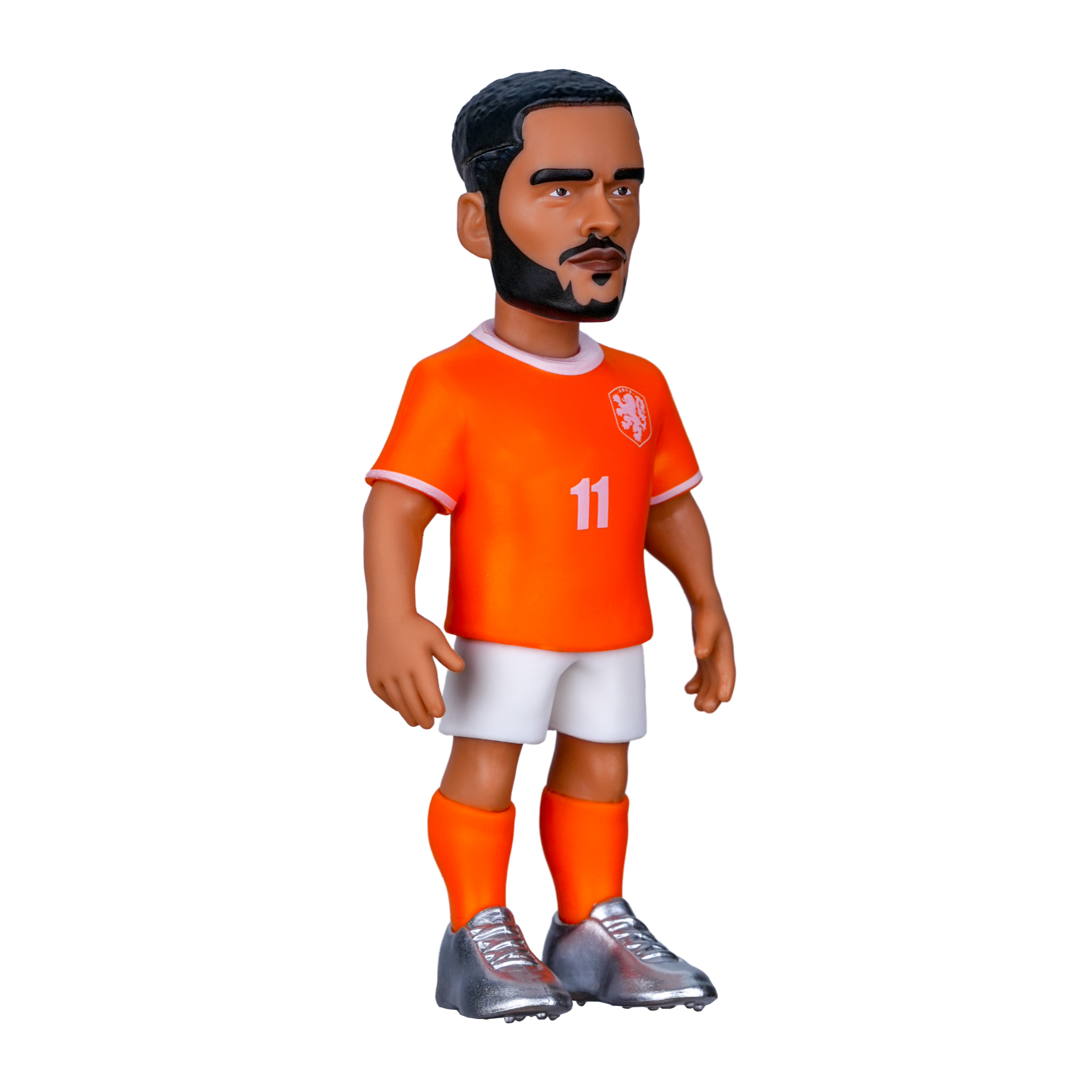 Minix Netherlands National Team 5-pack collectible football figurines of Van Dijk, De Jong, Gakpo, Dumfries, and Memphis in official kits