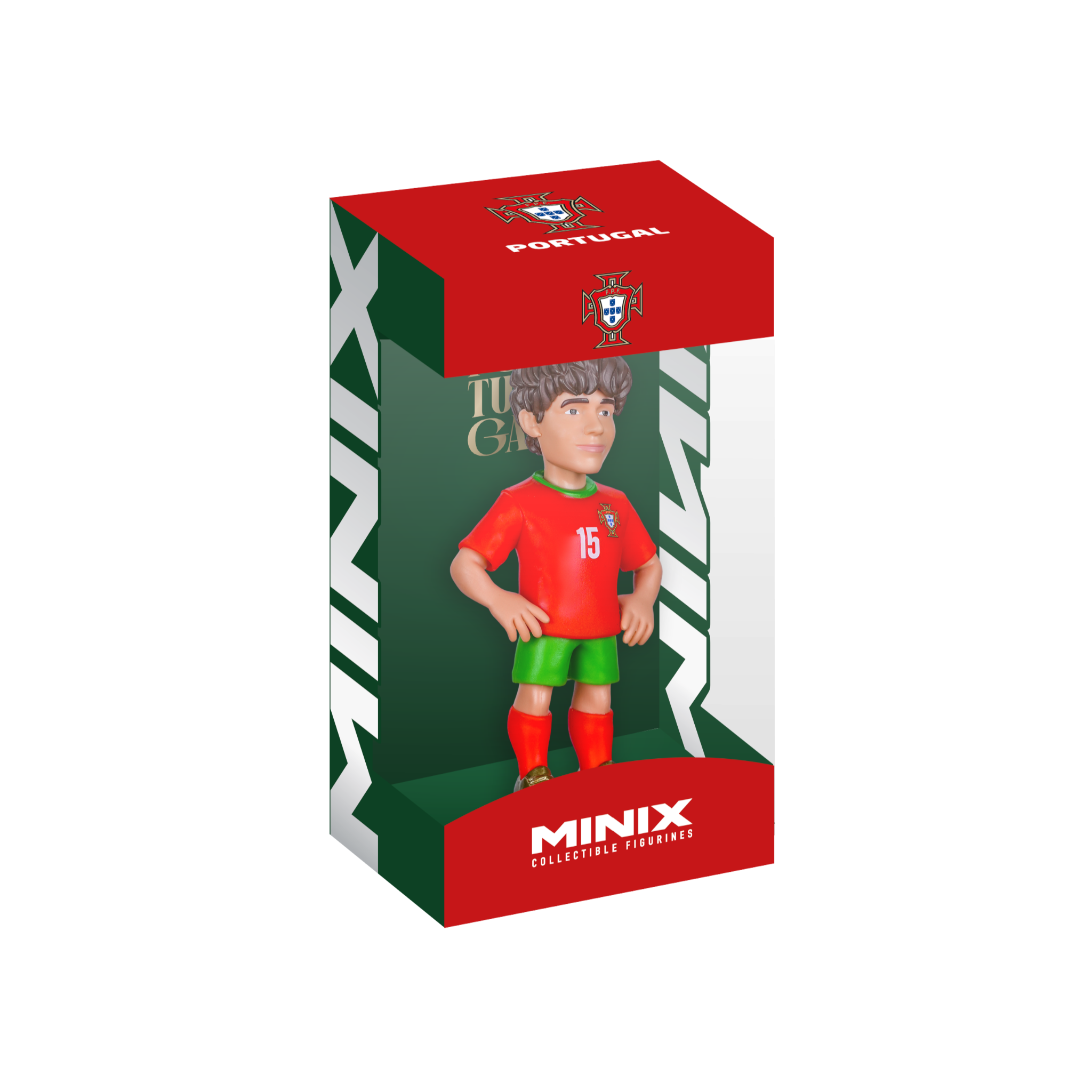 Minix João Neves 12cm Portugal football collectible figurine in official kit