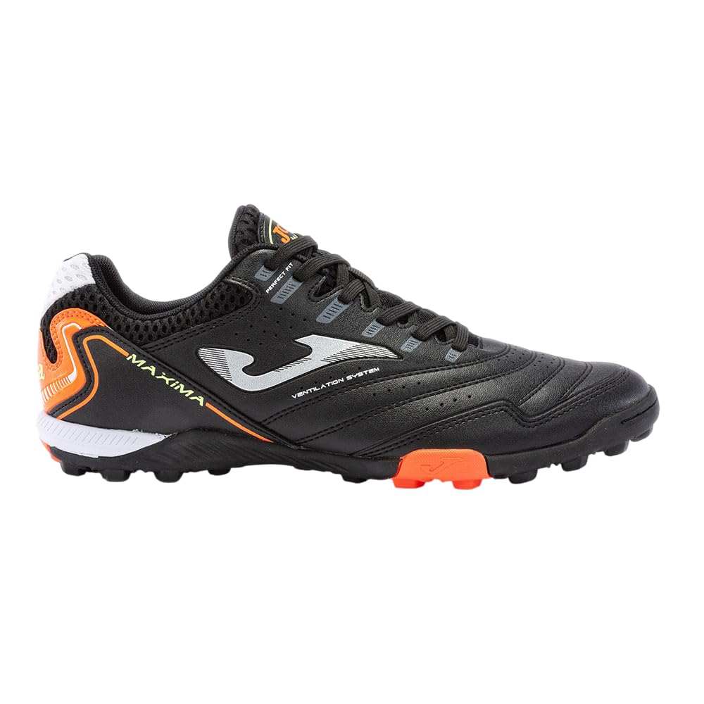 Joma Maxima Men's Turf soccer shoes with lightweight synthetic upper and high-traction rubber outsole for artificial grass