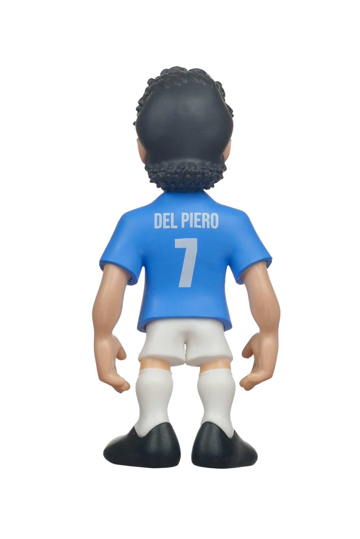 MINIX collectible figurine of Alessandro Del Piero in Juventus black-and-white kit, 12 cm detailed PVC football model