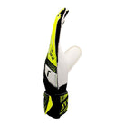 Reusch Attrakt Solid adult goalkeeper glove with Expansive Cut, open cuff, full strap, and breathable micro mesh backhand for durability and flexibility