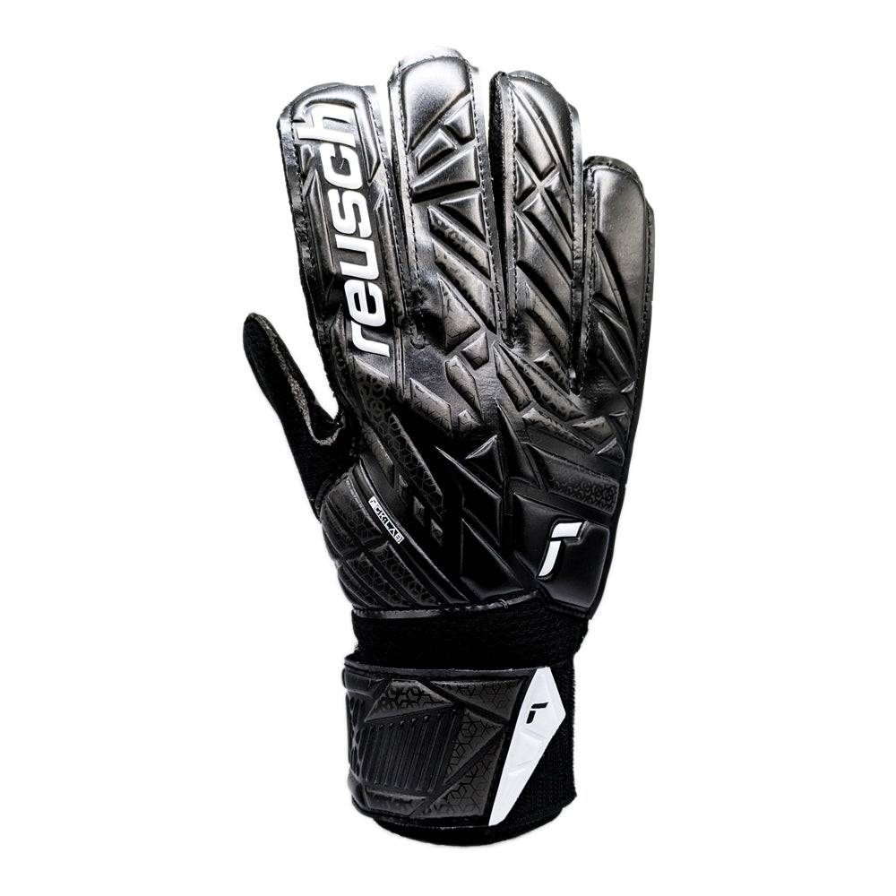 Reusch Attrakt Solid Junior Goalkeeper Glove with Expansive palm cut and adjustable wrist strap