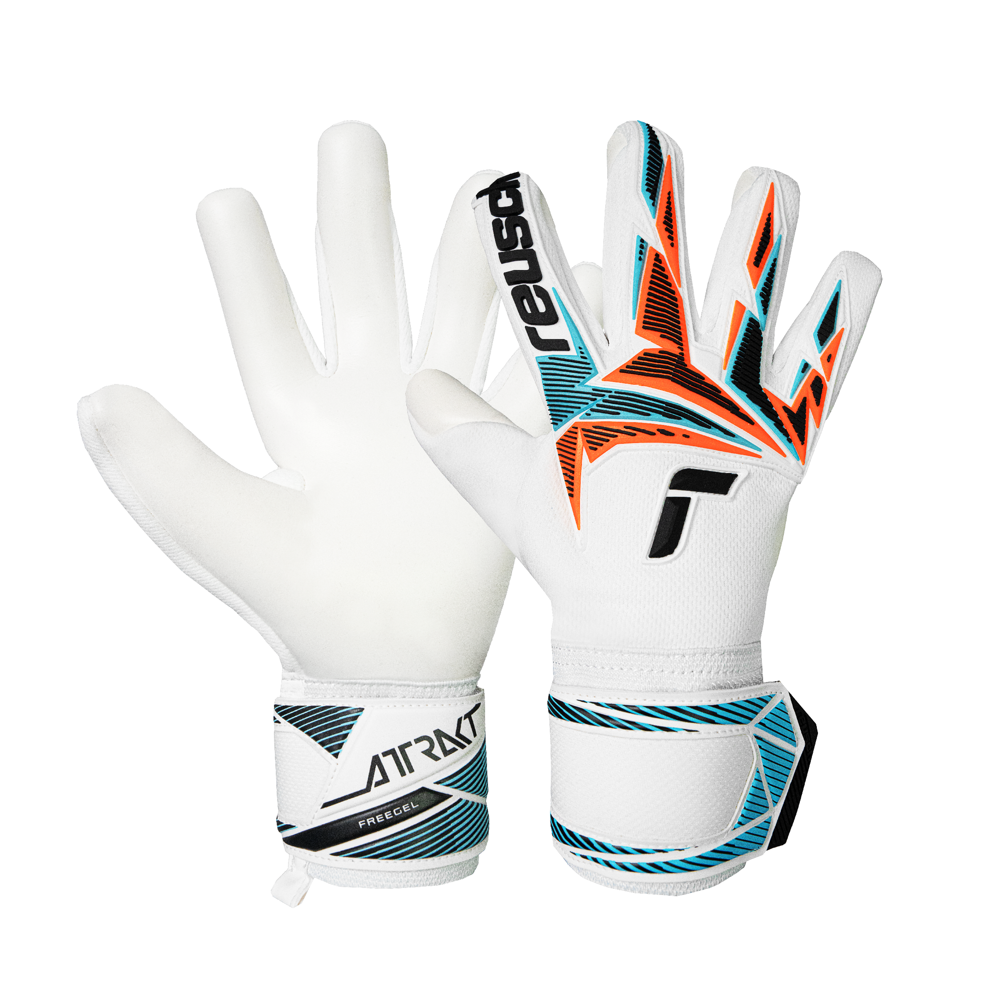 Reusch Attrakt Freegel Advance soccer goalie gloves with Grip Advance latex and SGP exclusive colorway