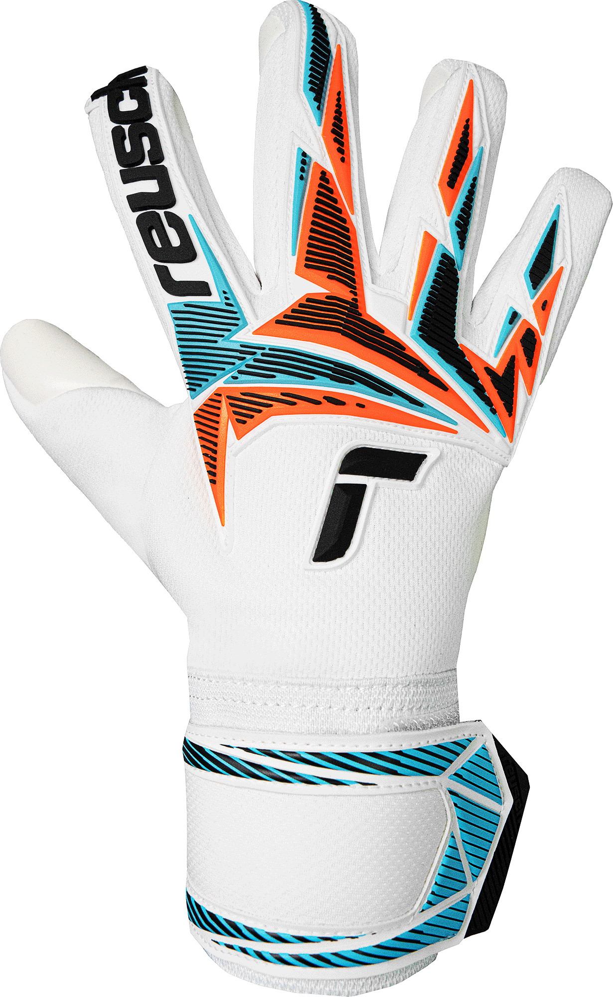 Reusch Attrakt Freegel Advance soccer goalie gloves with exclusive SGP colorway and Grip Advance latex palm for enhanced grip and protection