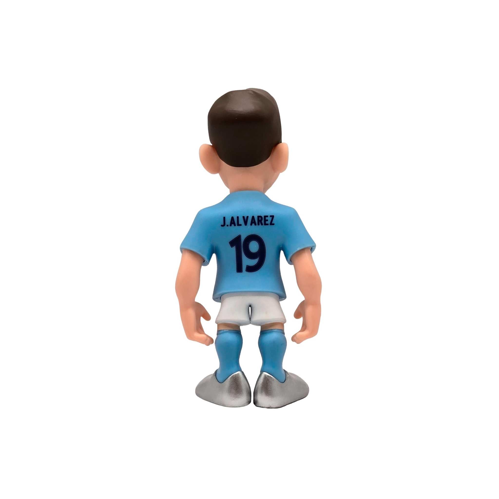 Minix Football Stars Julián Álvarez Manchester City 12cm collectible figurine in blue kit