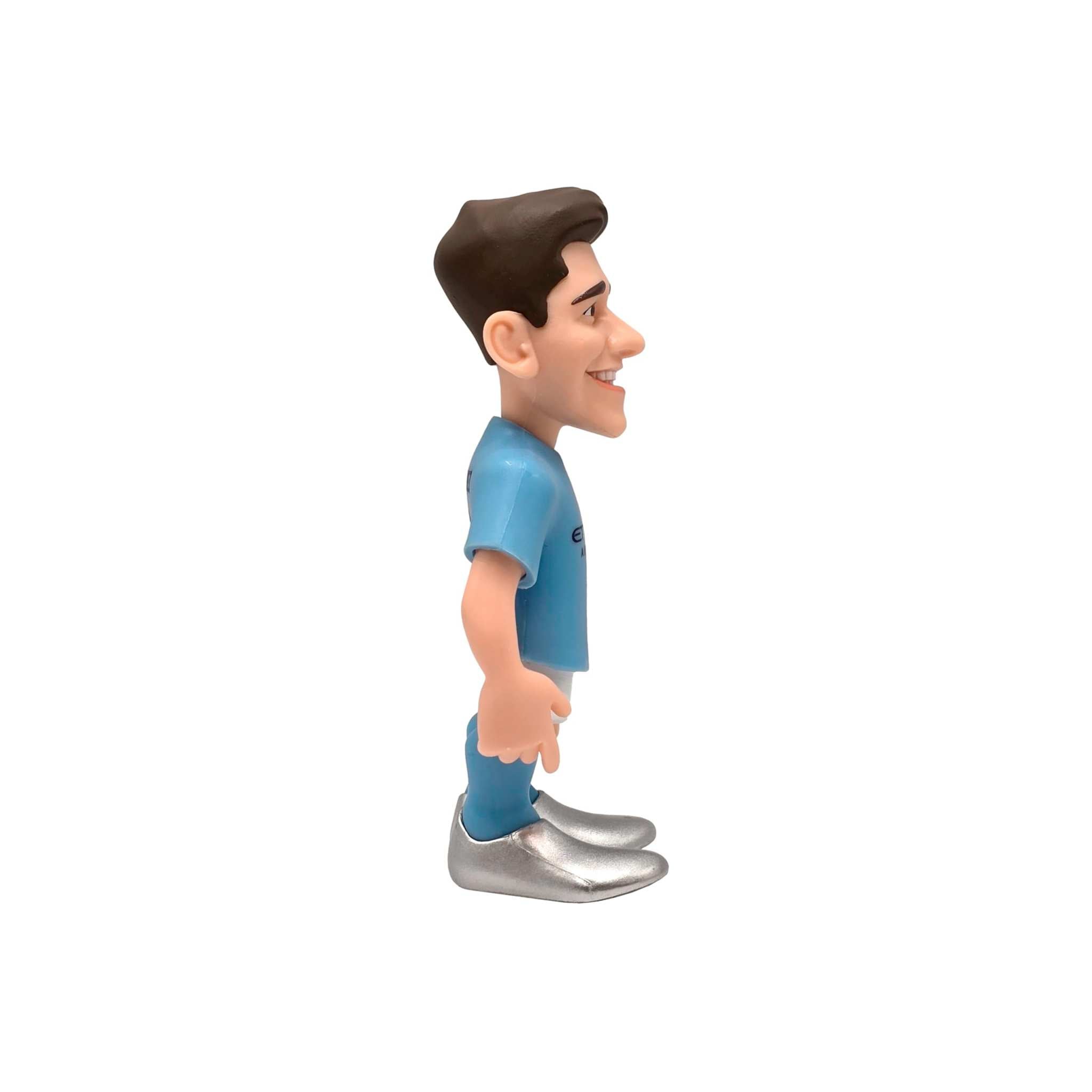 Minix Football Stars Julián Álvarez Manchester City 12cm collectible figurine in blue kit
