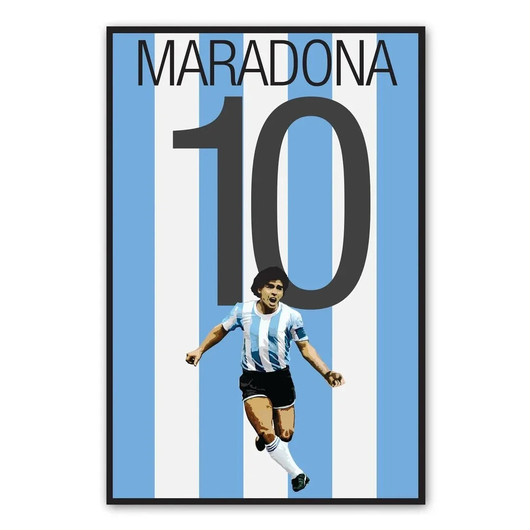 Minix Maradona 12cm football collectible figurine in iconic kit