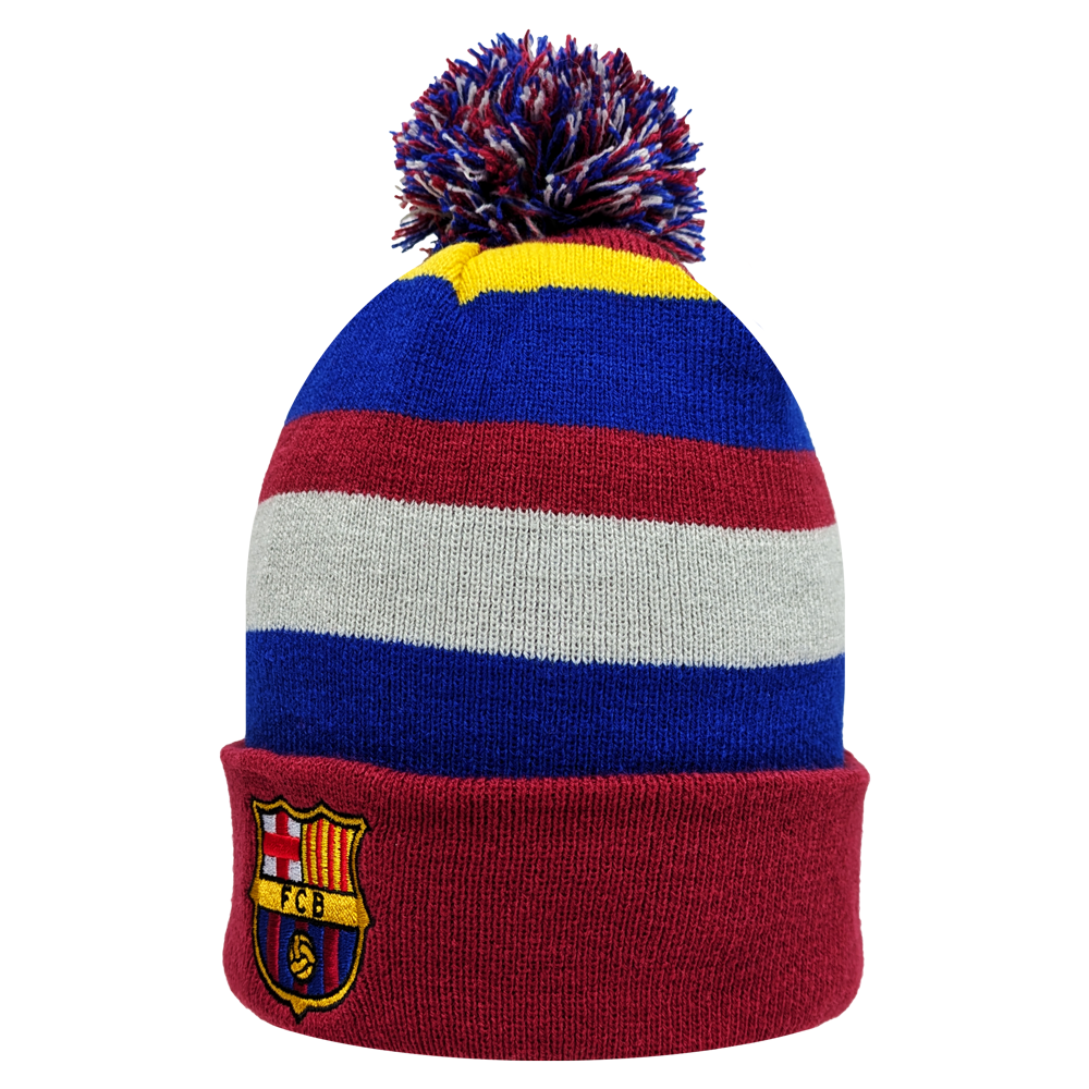 Licensed Football Beanie by Fan Ink with embroidered team logo for game day warmth and style
