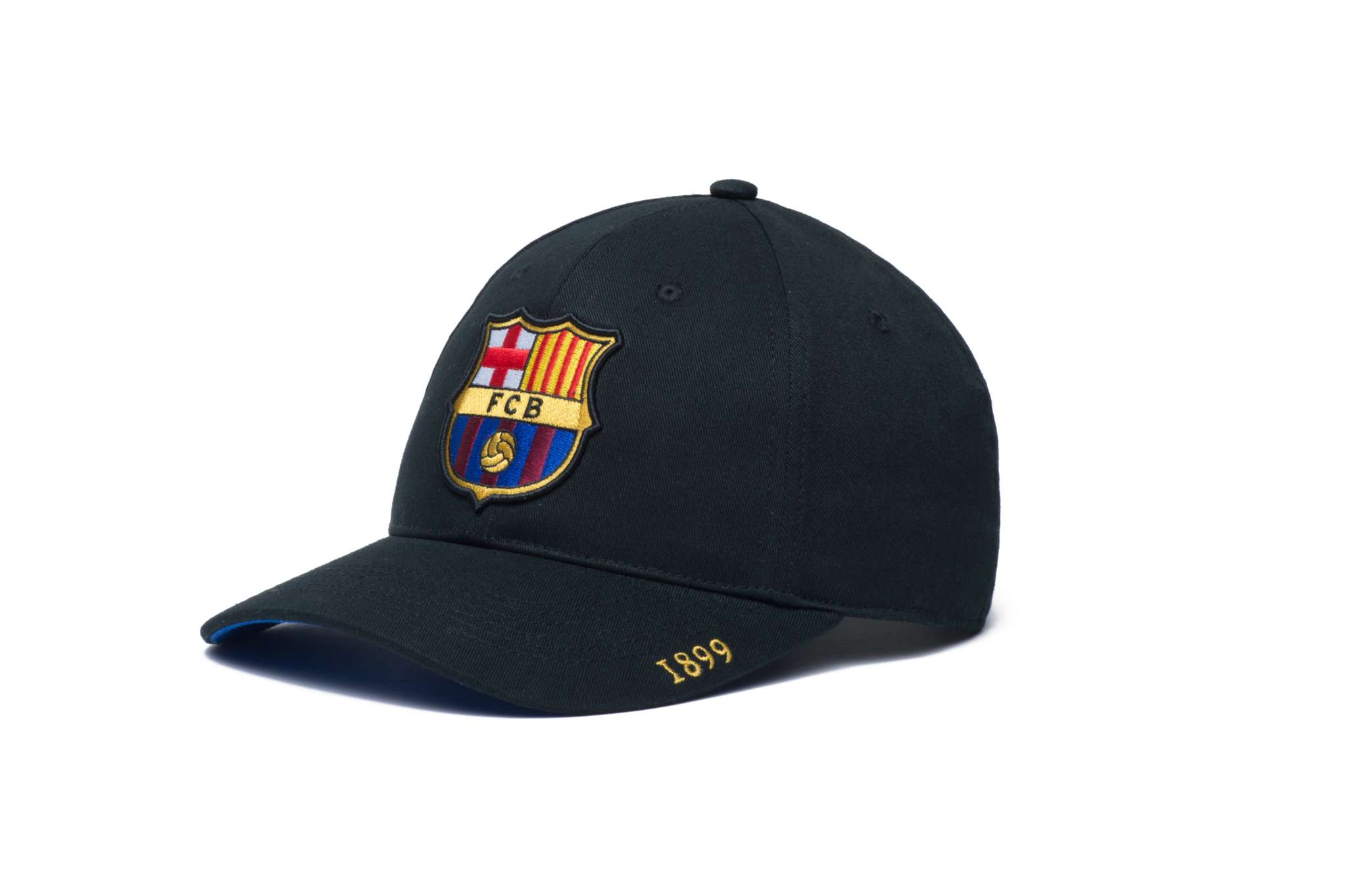 Barcelona Cap Fan Ink officially licensed with embroidered crest and breathable polyester