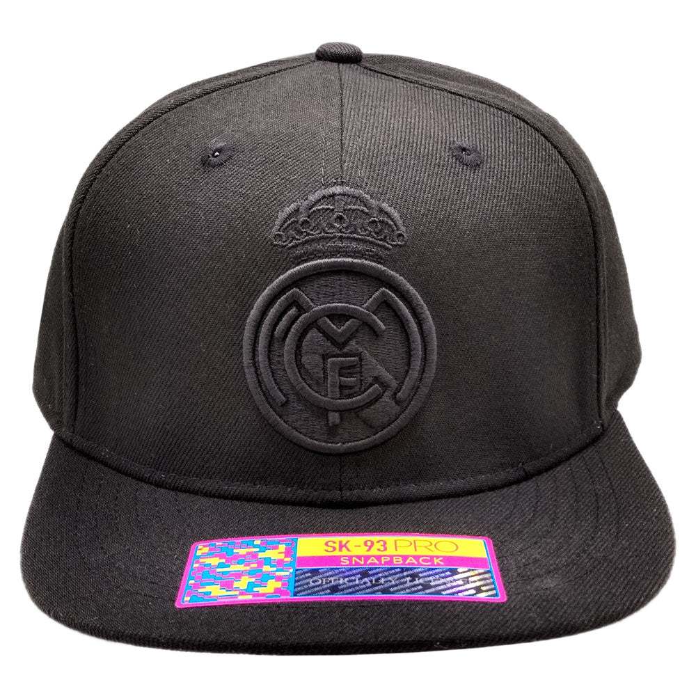 Real Madrid Fitted Cap with embossed logo