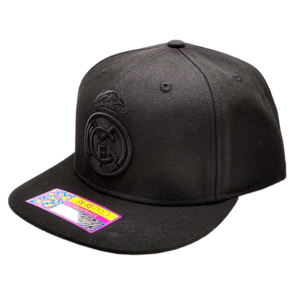 Real Madrid Fitted Cap with embossed logo