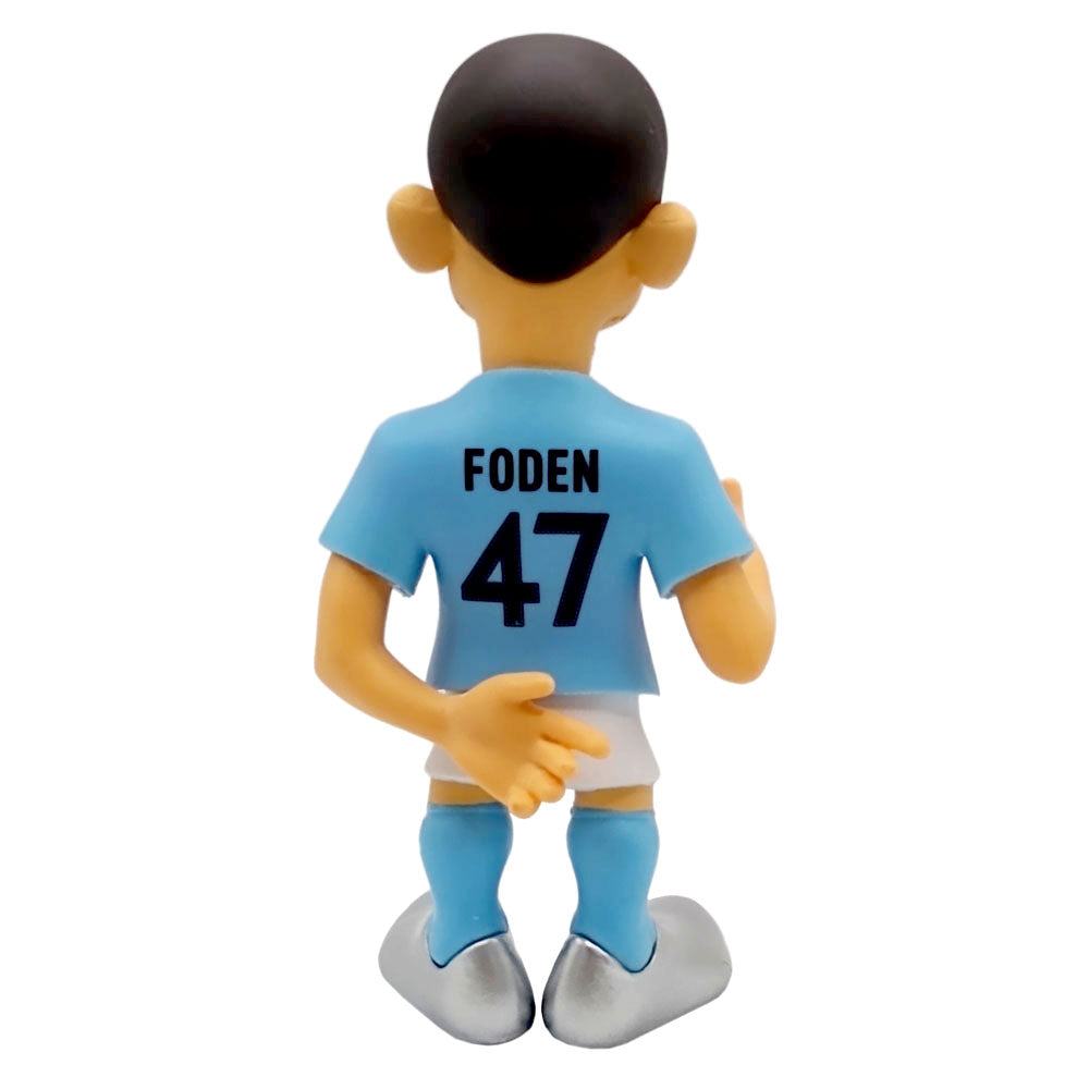 Minix Manchester City official collectible figurines featuring detailed 12cm football stars in authentic kits