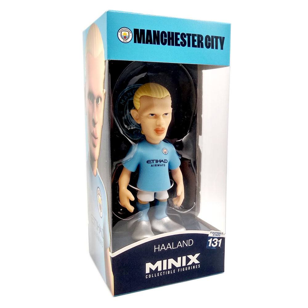 Minix Manchester City official collectible figurines showcasing detailed 12cm football stars in club kits