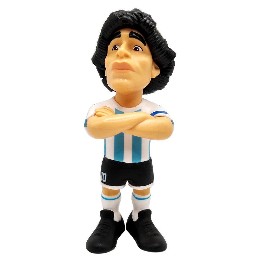 Minix Maradona collectible figurine in Argentina home kit, 12cm tall with detailed design