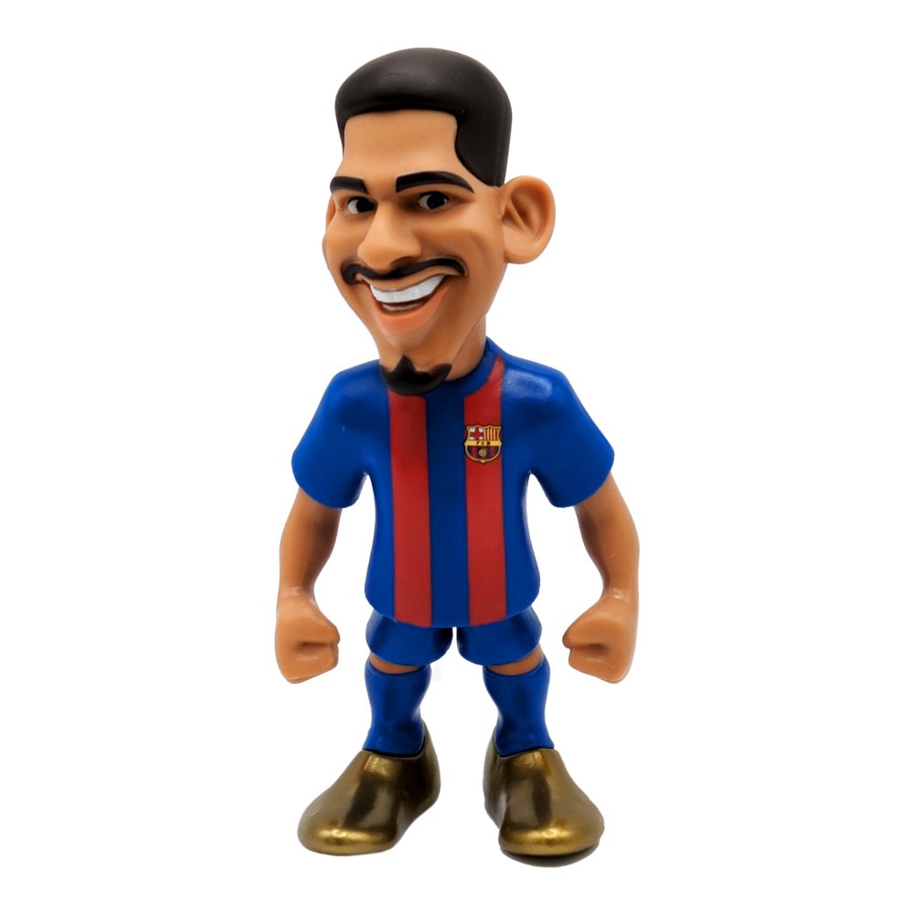 Minix Barcelona official licensed 12cm football star figurines in vibrant Barça kits for collectors and fans
