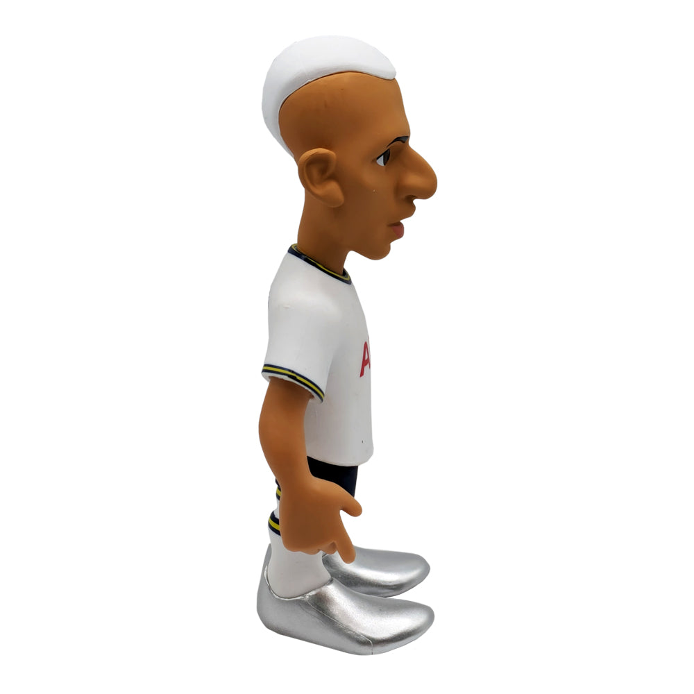 Minix Richarlison Tottenham Hotspur figurine with a white kit, sculpted brown skin, white hair and silver boots.