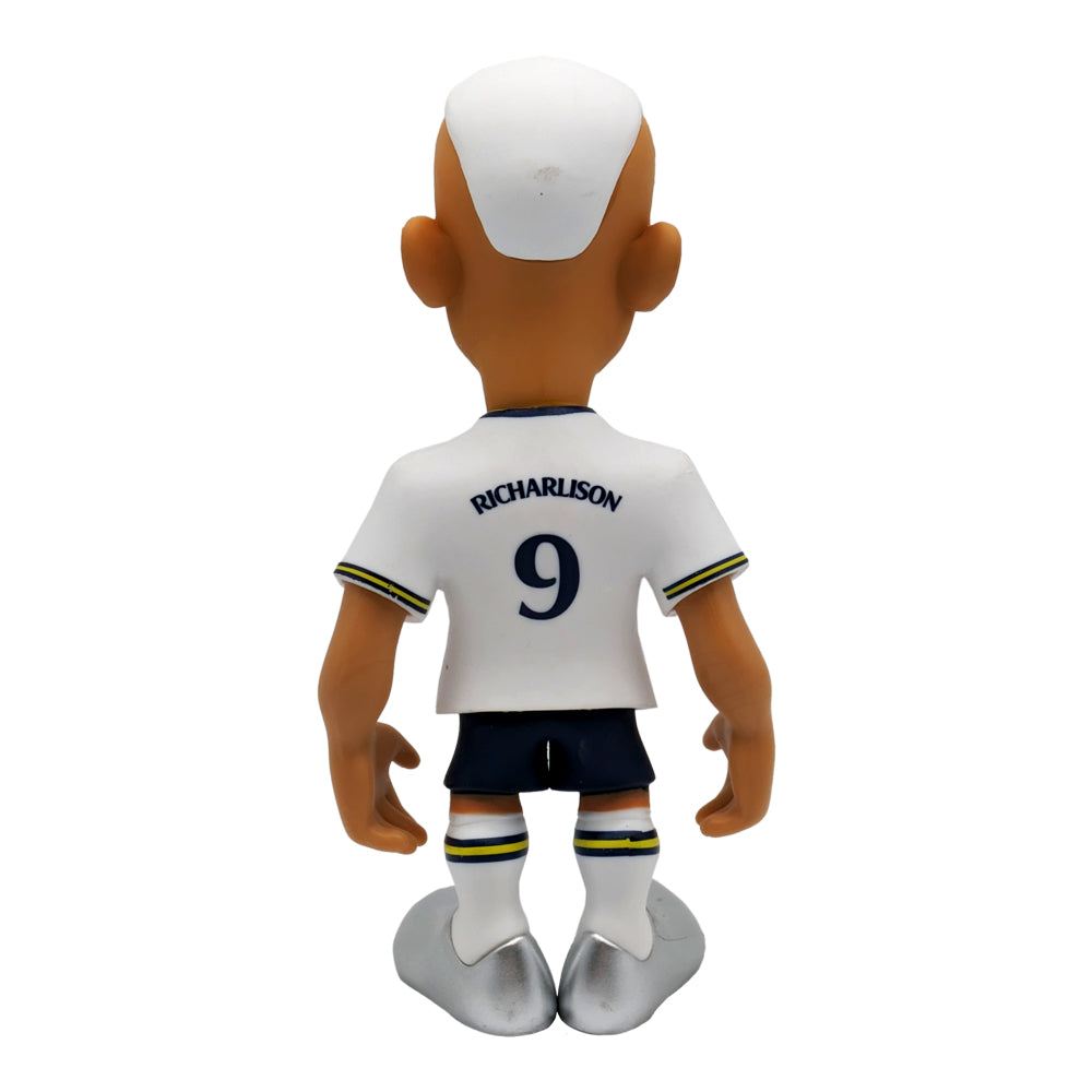 Minix Spurs collectible figurine of player Richarlison in official Spurs kit from the back view.