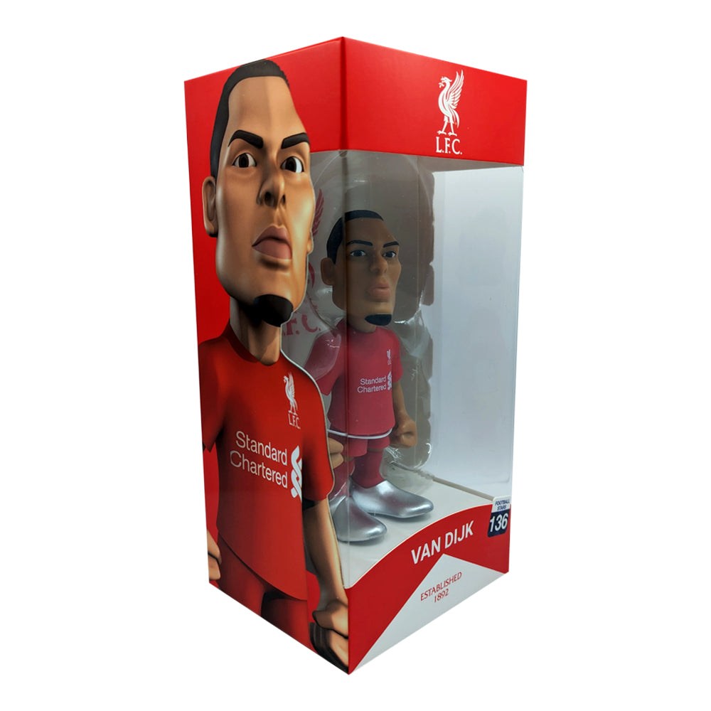 Minix Liverpool official 12cm football star figurines showcasing iconic Liverpool FC players in authentic kits
