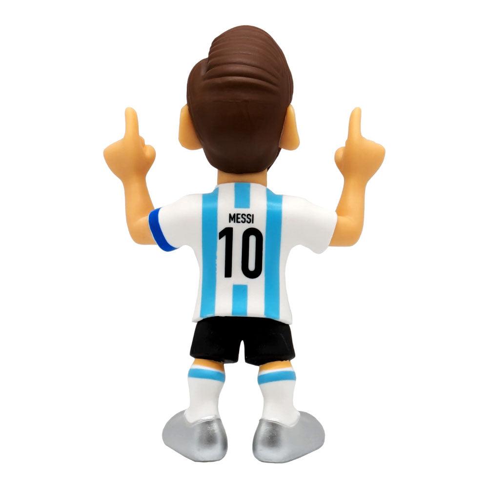 Minix Argentina National Team 12cm collectible figurine of Messi in official AFA licensed blue and white jersey