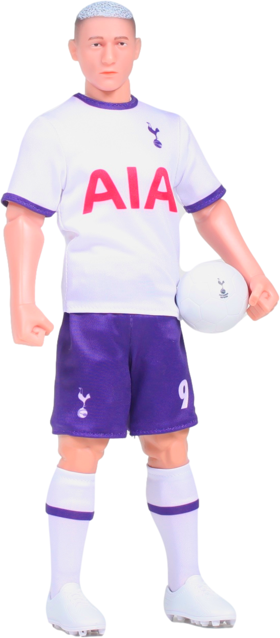 Sockers officially licensed soccer hero figurine wearing Tottenham Hotspur kit, 30cm tall collectible