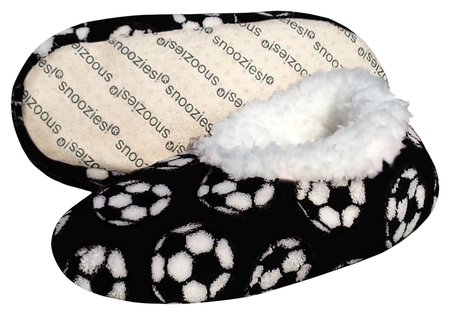 Ultra-soft soccer sport slippers with non-slip sole for indoor use
