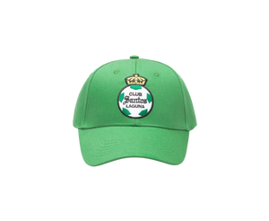 Club Santos Laguna Adjustable Cap in green with an embroidered club crest and a curved bill.