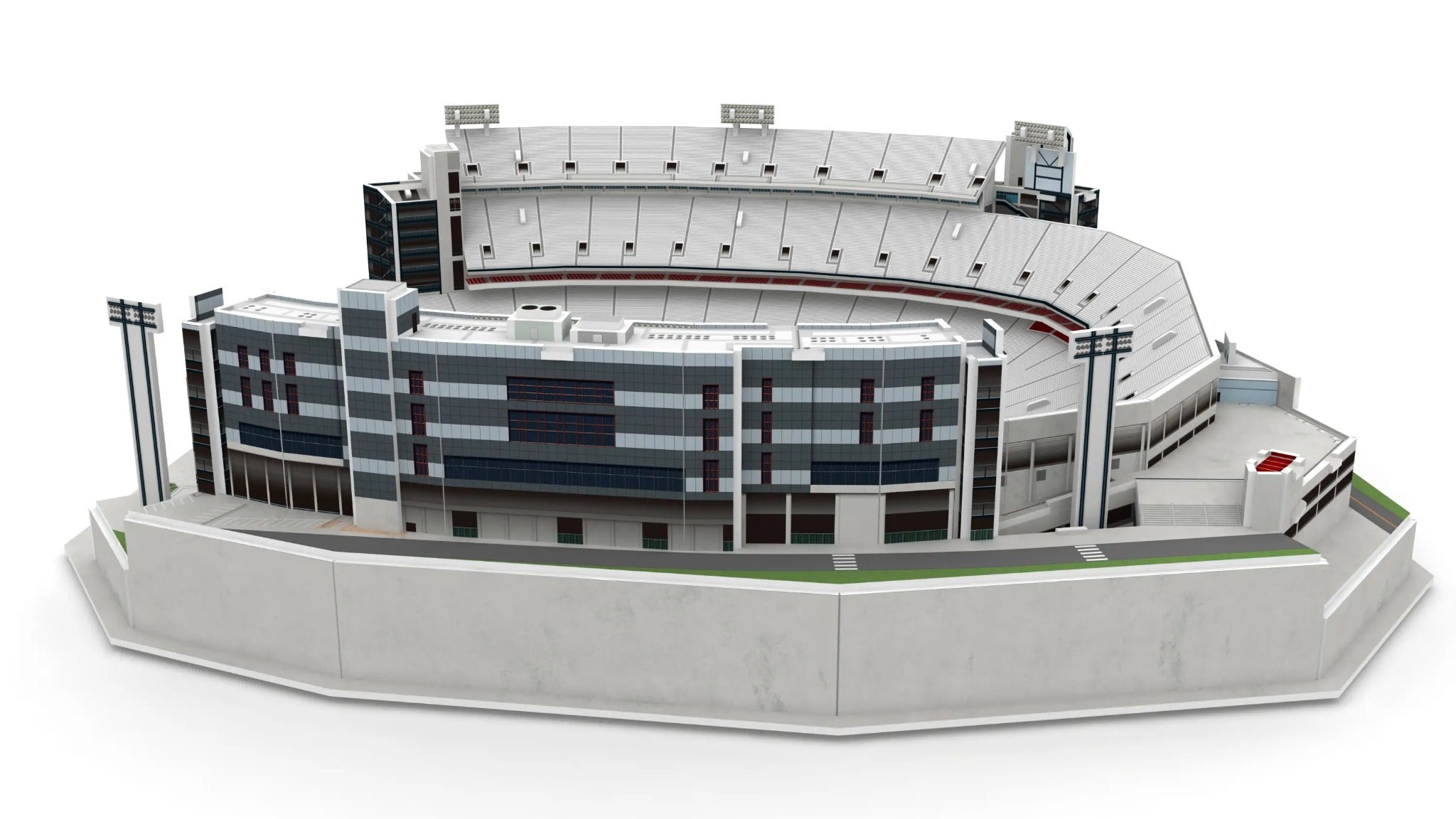 Georgia Bulldogs Sanford Stadium 3D puzzle 93-piece detailed stadium replica in team colors