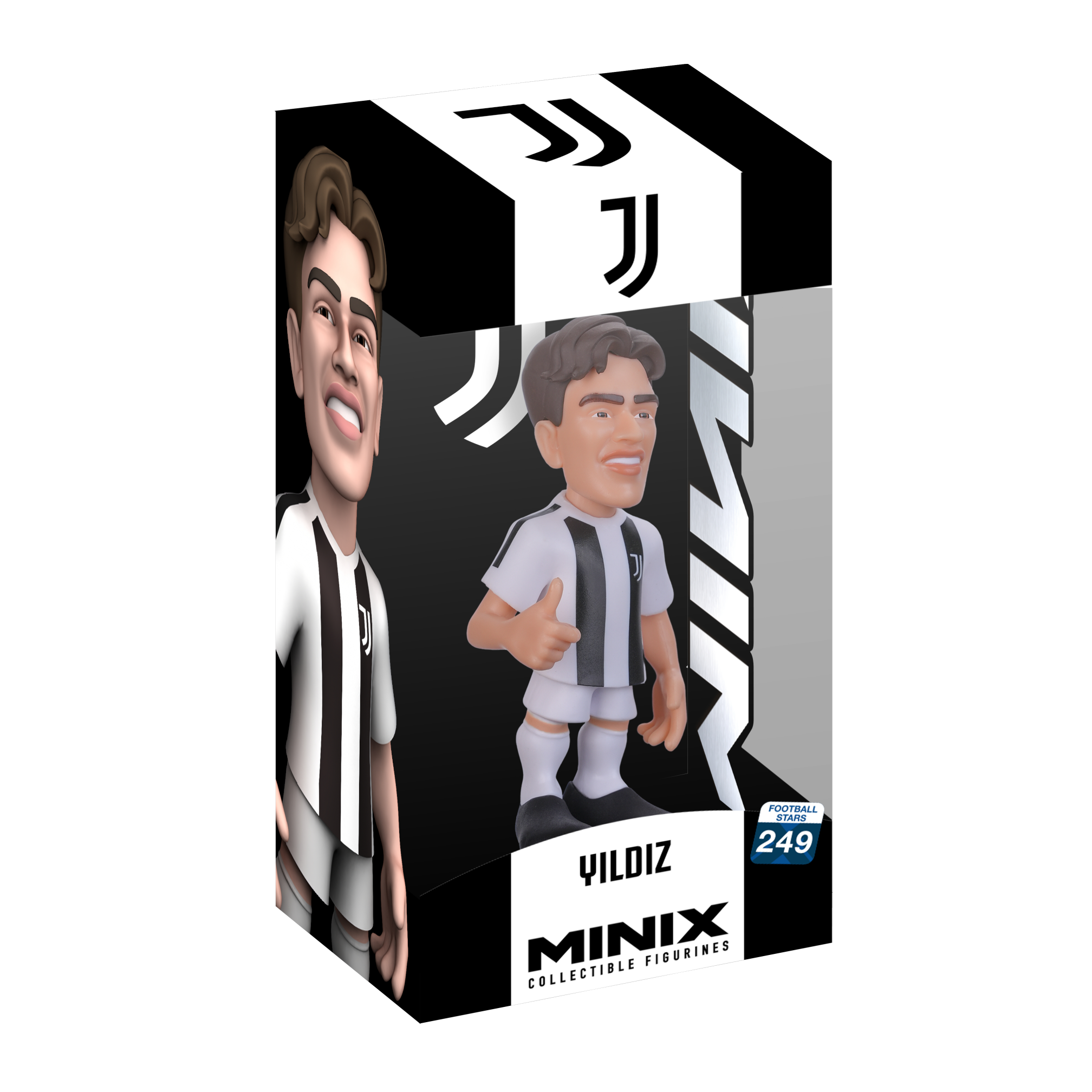 Minix Juventus FC 12cm collectible football star figurine in authentic club kit