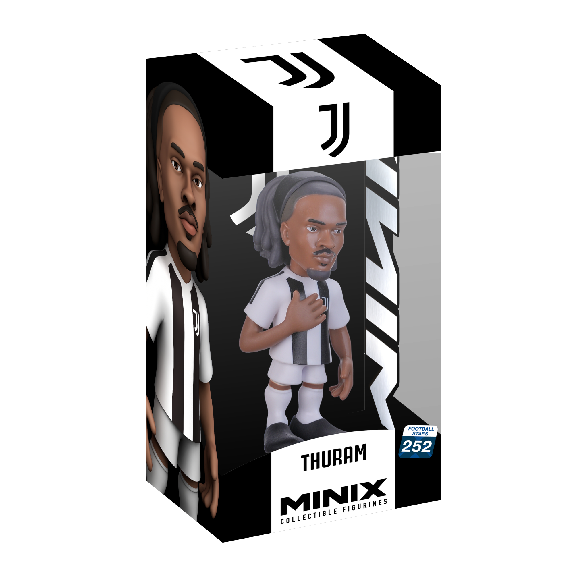 Minix 12cm Juventus FC football star collectible figurine in official club kit