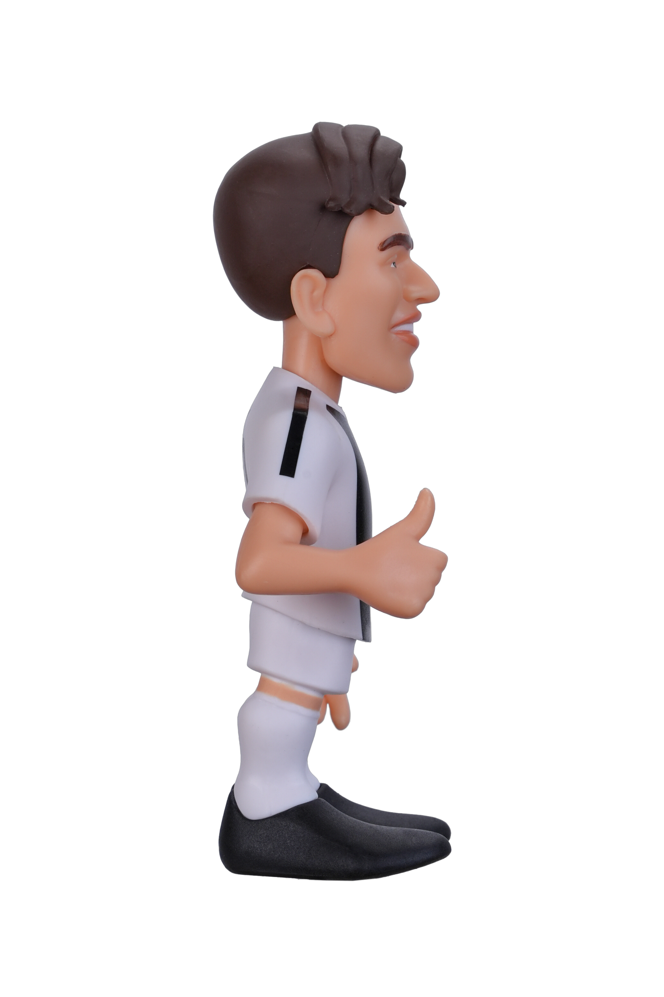 Juventus FC Minix 12cm collectible football player figurine in authentic club kit giving thumbs up