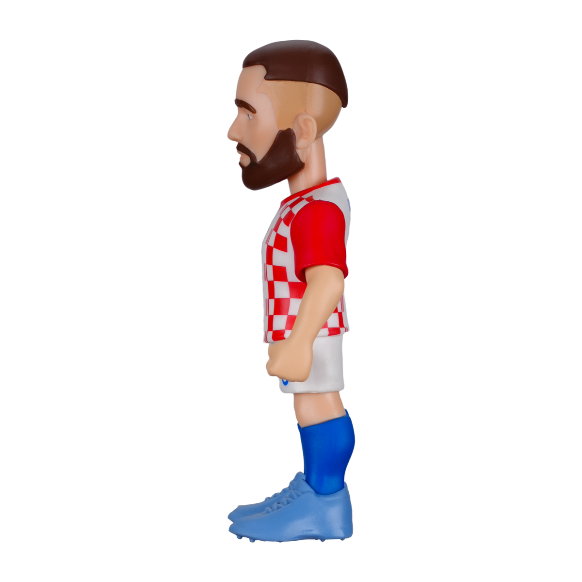 Minix Mateo Kovačić figurine in a red-and-white checkered Croatia shirt, white shorts and blue socks