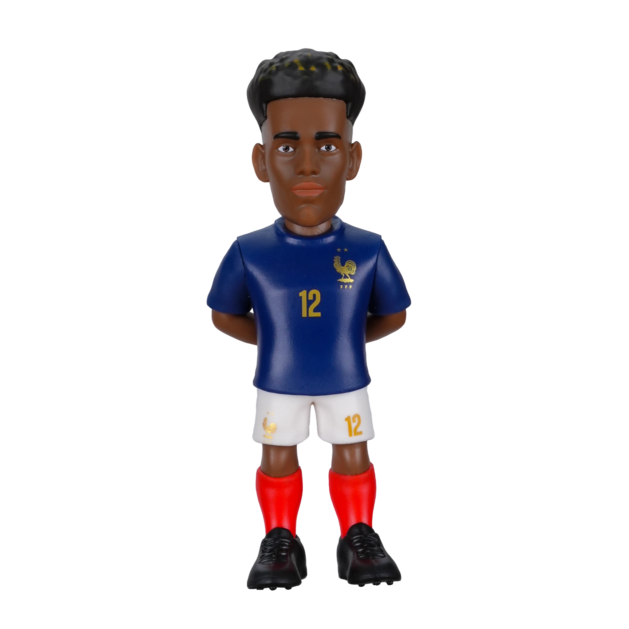 SGP Minix 12cm collectible figurine of footballer DΓ©sirΓ© DouΓ© in the official blue and white France national team kit.